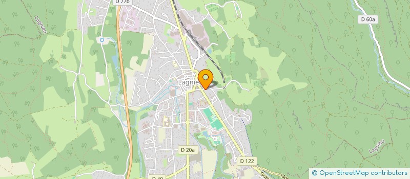 localisation de l'entreprise SCI ASTB à LAGNIEU