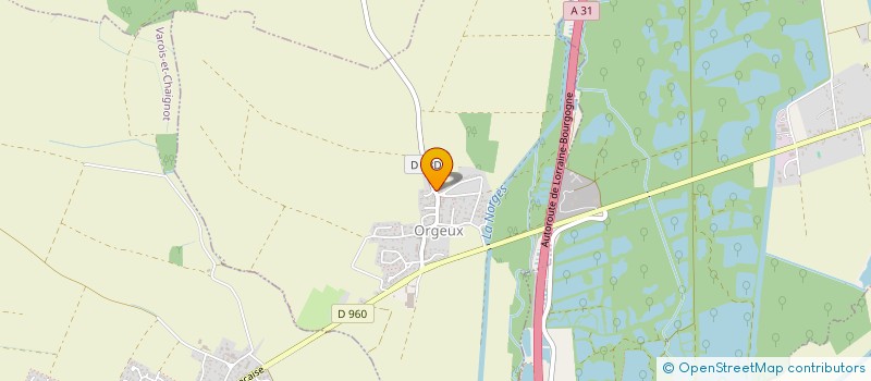 localisation de l'entreprise SCI ASTEOR III  ORGEUX