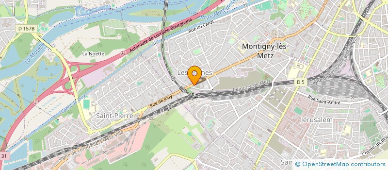 localisation de l'entreprise SCI ASTER à MONTIGNY-LES-METZ