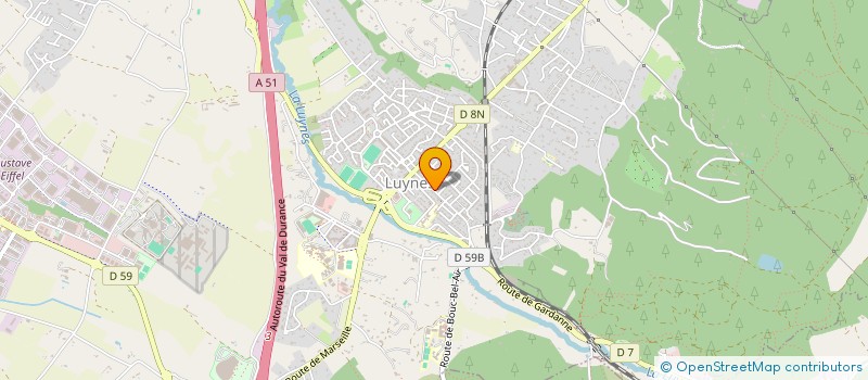 localisation de l'entreprise SCI ASTER à AIX EN PROVENCE