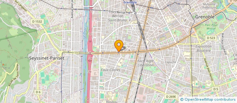 localisation de l'entreprise SCI ASTER  GRENOBLE