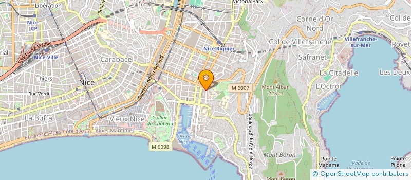 localisation de l'entreprise SCI ASTERIA à NICE