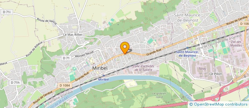 localisation de l'entreprise SCI ASTERIA 71 à CHARNAY-LES-MACON
