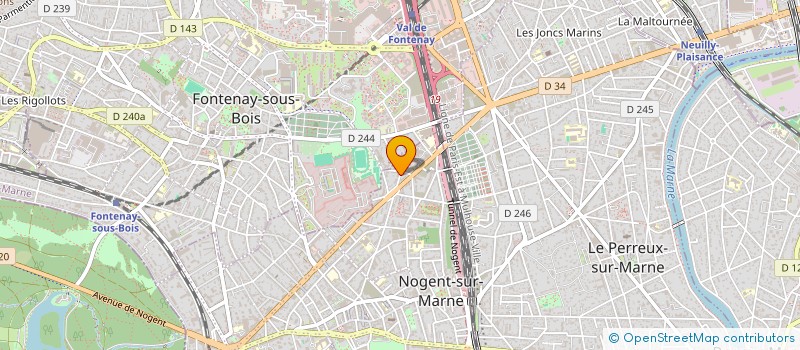 localisation de l'entreprise SCI ASTERIC à NOGENT-SUR-MARNE