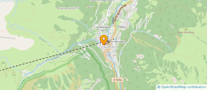 localisation de l'entreprise SCI ASTERIDES  CAUTERETS