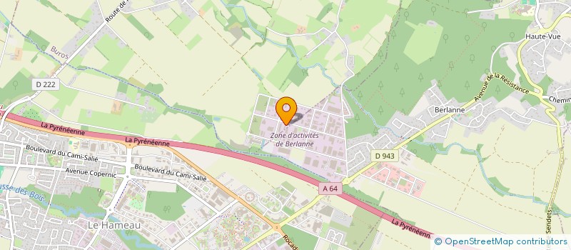 localisation de l'entreprise SCI ASTERION à PAU