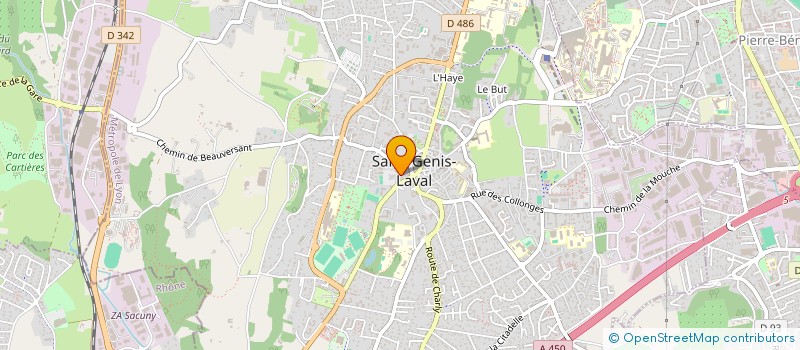 localisation de l'entreprise SCI ASTERIX  SAINT-GENIS-LAVAL