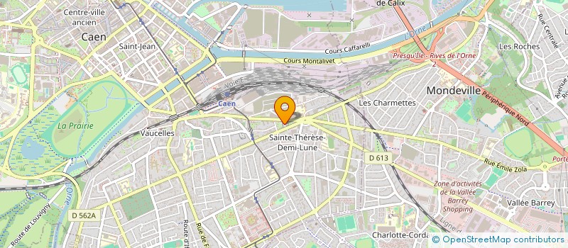 localisation de l'entreprise SCI ASTEUR à CAEN