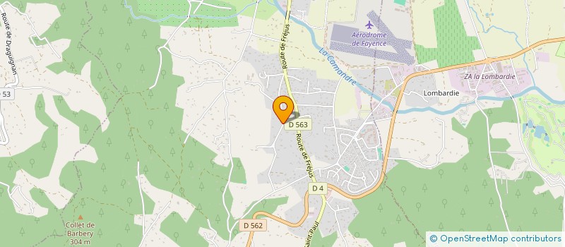 localisation de l'entreprise SCI ASTIER  FAYENCE