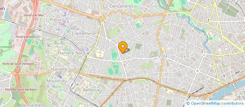 localisation de l'entreprise SCI ASTLEUR à NANTES