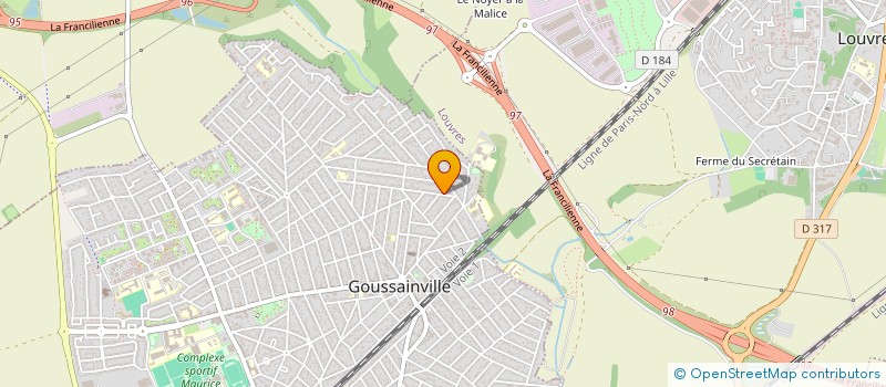 localisation de l'entreprise SCI ASTMO à GOUSSAINVILLE