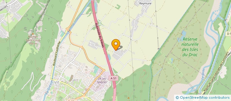 localisation de l'entreprise SCI ASTOLFI  VIF