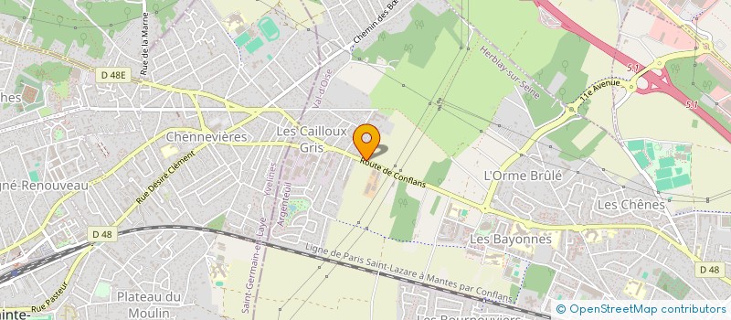 localisation de l'entreprise SCI ASTON  HERBLAY-SUR-SEINE