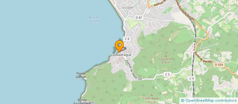 localisation de l'entreprise SCI ASTON  SAINT-CYR-SUR-MER