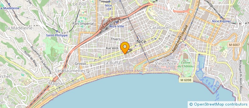 localisation de l'entreprise SCI ASTON à NICE