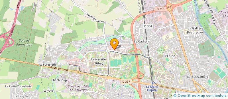 localisation de l'entreprise SCI ASTON  LE MANS