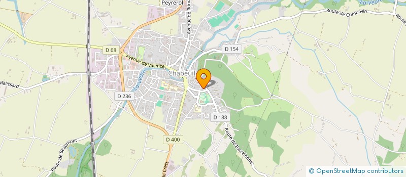 localisation de l'entreprise SCI ASTON à CHABEUIL