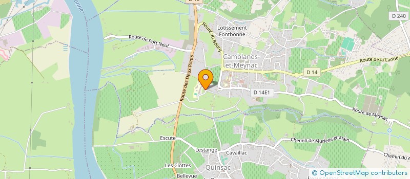 localisation de l'entreprise SCI ASTONA  CAMBLANES-ET-MEYNAC