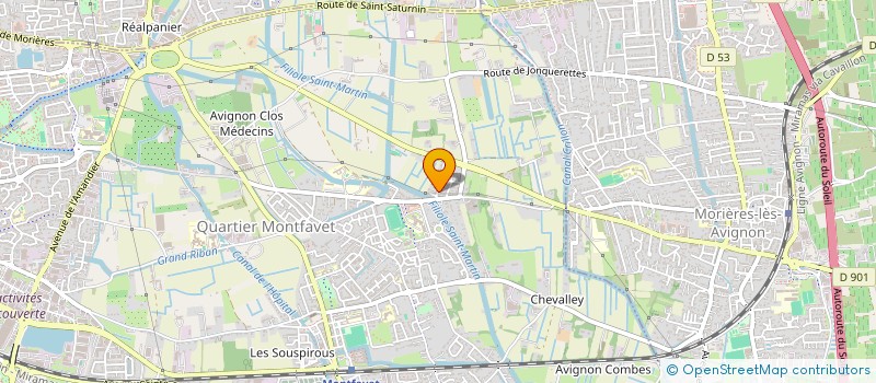 localisation de l'entreprise SCI ASTORIA  AVIGNON