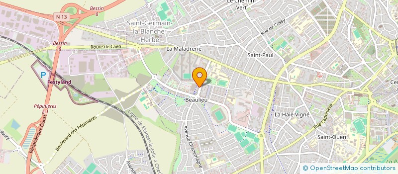 localisation de l'entreprise SCI ASTRAGALE à CAEN