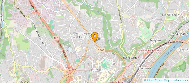 localisation de l'entreprise SCI ASTRAGALE  CHAMPAGNE-AU-MONT-D'OR