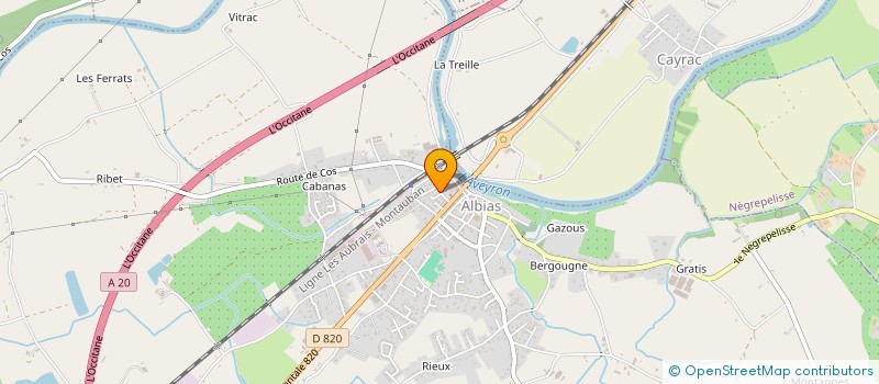 localisation de l'entreprise SCI ASTRAGALE OG  ALBIAS