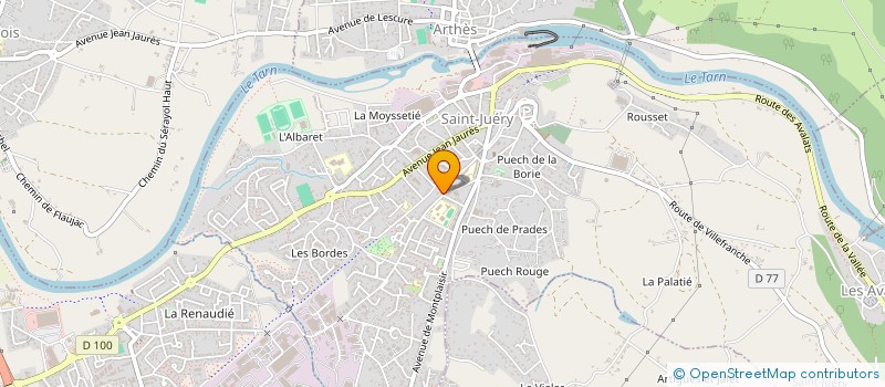 localisation de l'entreprise SCI ASTRAL INVESTING  SAINT-JUERY