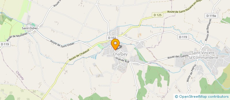 localisation de l'entreprise SCI ASTRALEX  CHARPEY