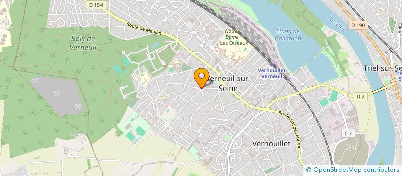 localisation de l'entreprise SCI ASTRANCE  VERNEUIL-SUR-SEINE