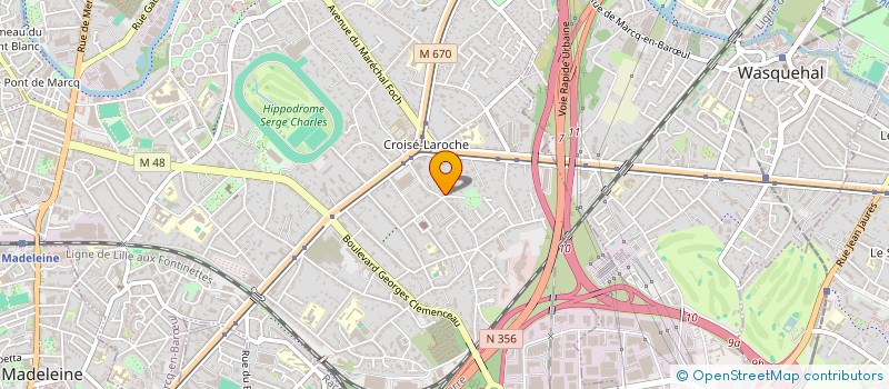 localisation de l'entreprise SCI ASTRE à MARCQ-EN-BARŒUL