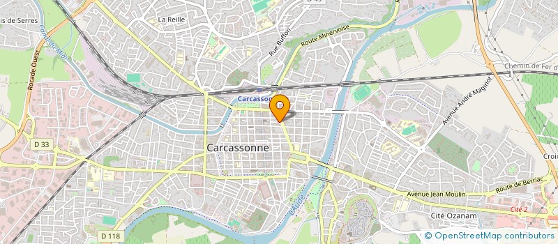 localisation de l'entreprise SCI ASTREE à CARCASSONNE