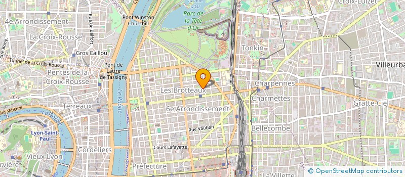 localisation de l'entreprise SCI ASTREE  LYON