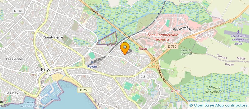 localisation de l'entreprise SCI ASTREVAM  SAINT-SULPICE-DE-ROYAN