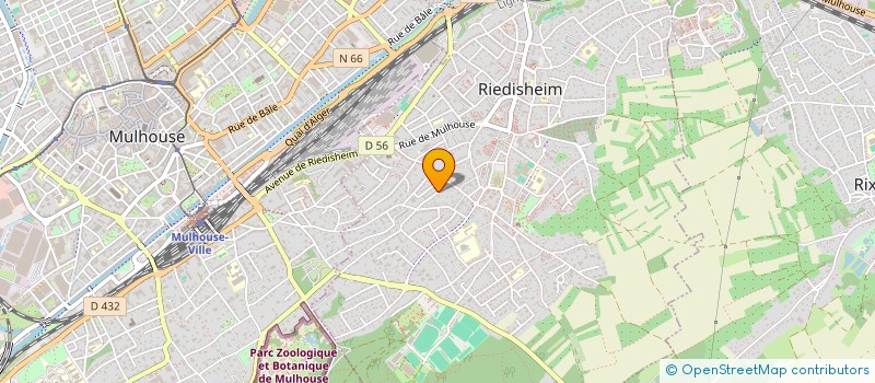 localisation de l'entreprise SCI ASTRID DE PARIS  RIEDISHEIM