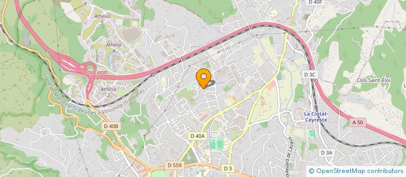 localisation de l'entreprise SCI ASTRIG  LA CIOTAT