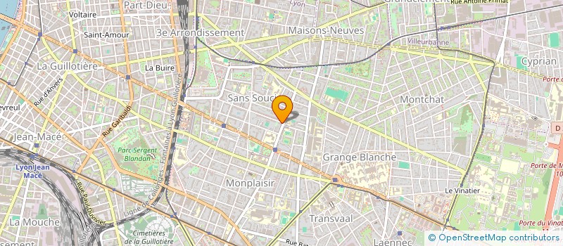 localisation de l'entreprise SCI ASTRIMAR  LYON