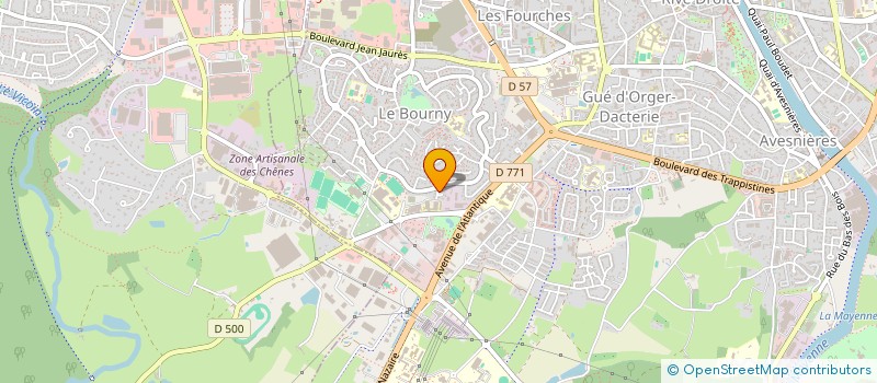 localisation de l'entreprise SCI ASTRRYUM à LAVAL