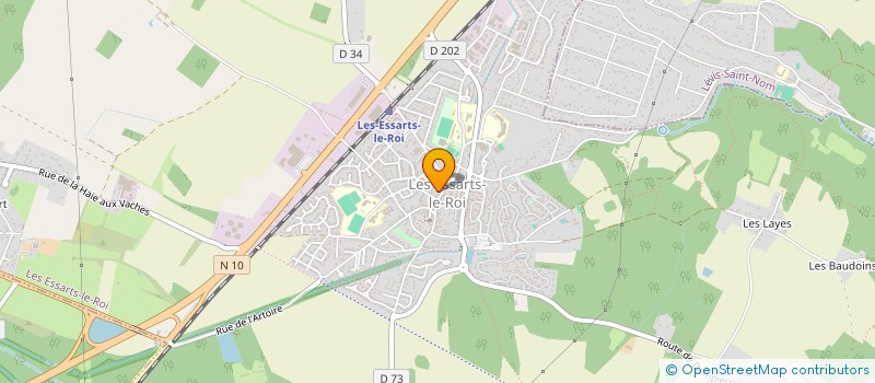 localisation de l'entreprise SCI ASTRUC IMAN  LES ESSARTS-LE-ROI