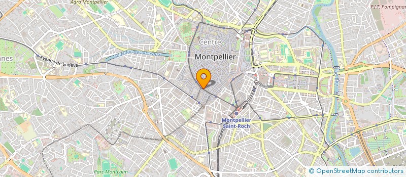 localisation de l'entreprise SCI ASTRUC JOURDAIN à MONTPELLIER