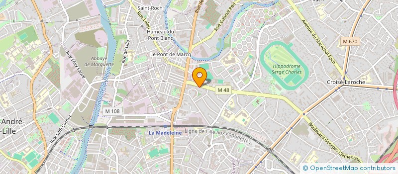 localisation de l'entreprise SCI ASTUCE  MARCQ-EN-BARUL