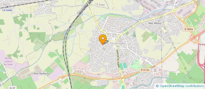 localisation de l'entreprise SCI ASTURIAS  TOULOUGES