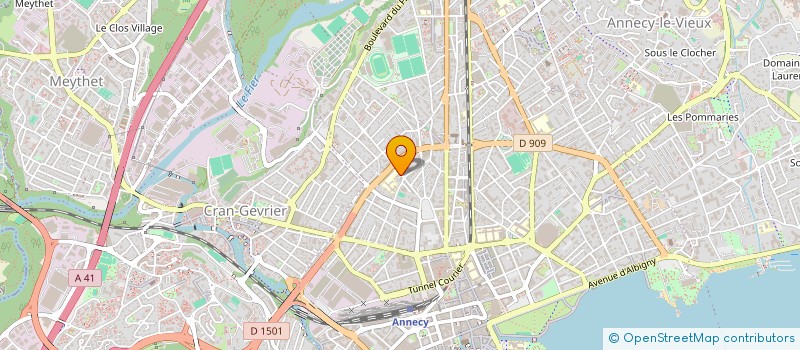 localisation de l'entreprise SCI ASTUS à ANNECY