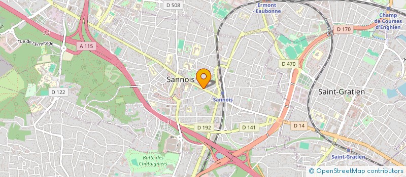 localisation de l'entreprise SCI ASV  SANNOIS