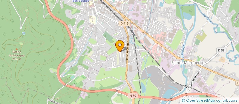 localisation de l'entreprise SCI ASV  SAINTE-MARGUERITE