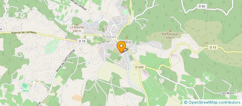 localisation de l'entreprise SCI ASVAC  ROGNES