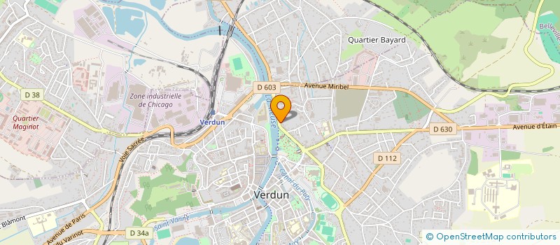 localisation de l'entreprise SCI ASVH à VERDUN