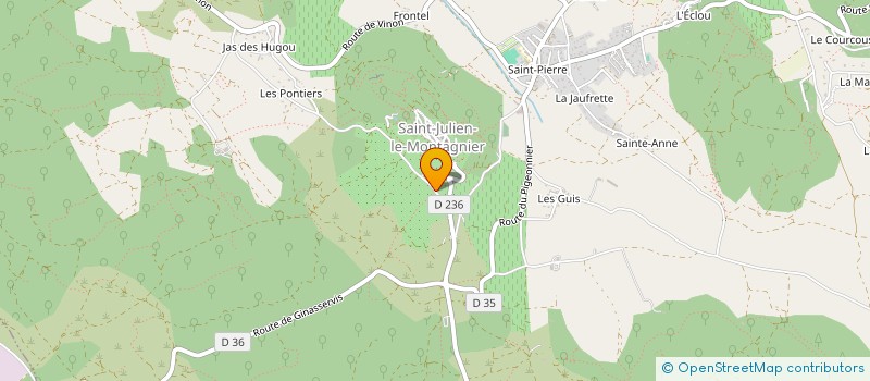 localisation de l'entreprise SCI ASWIG  SAINT-JULIEN