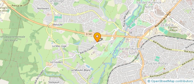 localisation de l'entreprise SCI ASYA à LIMOGES