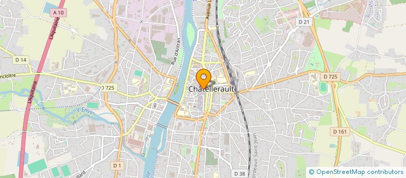 localisation de l'entreprise SCI ASYMAT  CHATELLERAULT