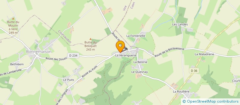 localisation de l'entreprise SCI ASYMO  DOUVRES-LA-DELIVRANDE